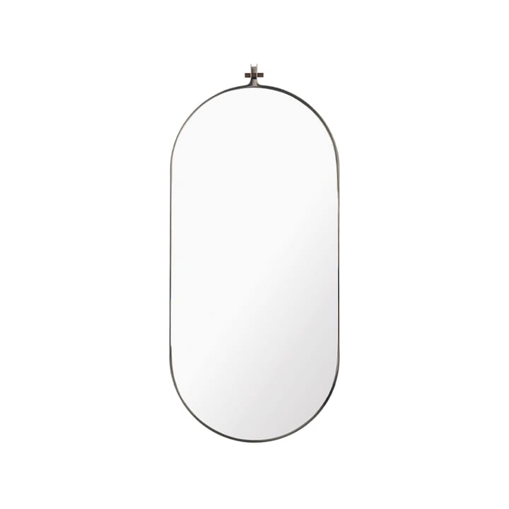 Dowel mirror - Stainless steel 100x46 cm - Kristina Dam Studio