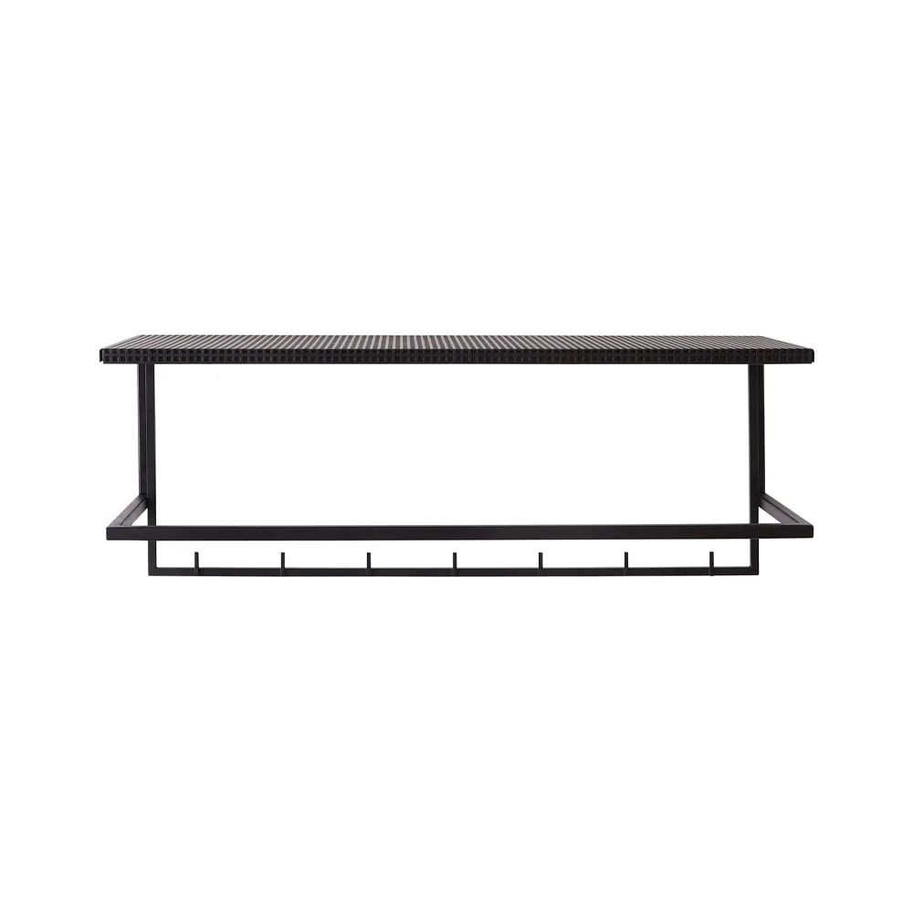 Kristina Dam Studio Grid hat shelf Black | Scandinavian Design | Hat Racks & Hat Shelves | Black