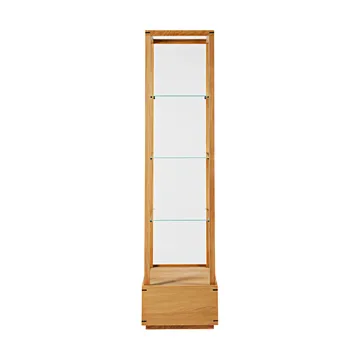 Japanese display cabinet medium - Warm oiled oak - Kristina Dam Studio