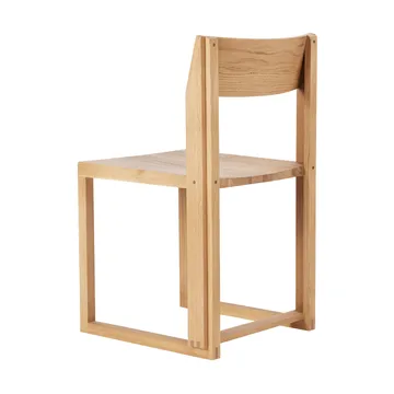 Outline chair - Warm lacquered oak-walnut - Kristina Dam Studio