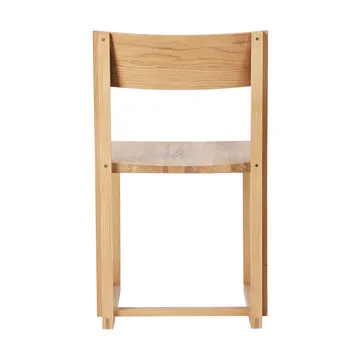Outline chair - Warm lacquered oak-walnut - Kristina Dam Studio
