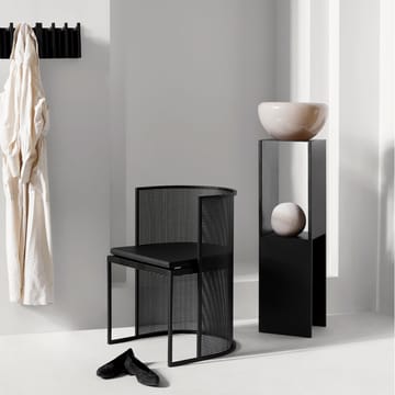 Pedestal side table - Black - Kristina Dam Studio