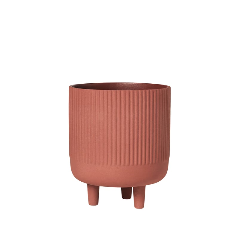 Kristina Dam Studio Pot L Ø18x22 cm Terracotta red