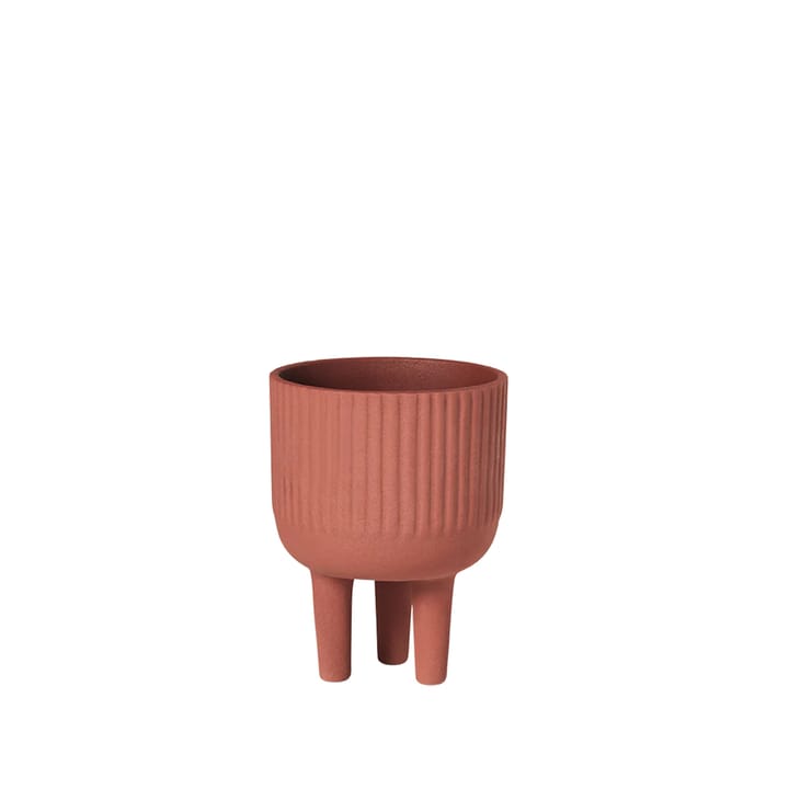 Pot S Ø12x16 cm - Terracotta red - Kristina Dam Studio