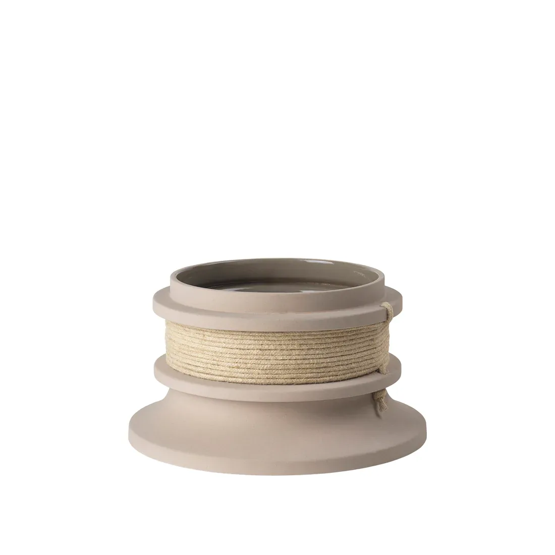 Kristina Dam Studio Rope bowl o30 cm Stoneware beige