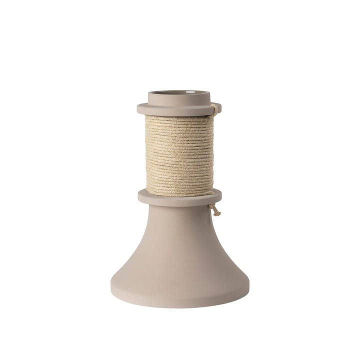 Rope vase 32.5 cm - Stoneware beige - Kristina Dam Studio