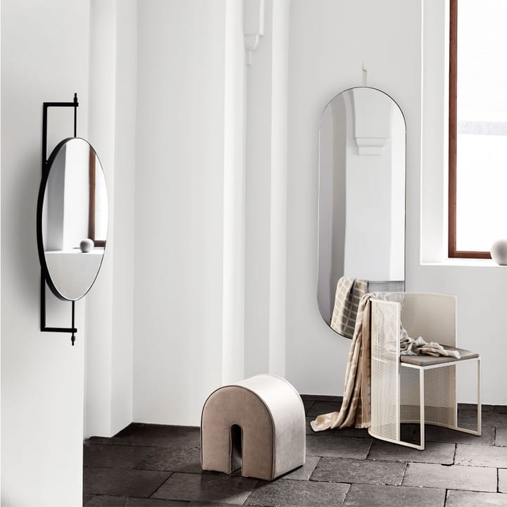 Rotating mirror - Beige, full size - Kristina Dam Studio