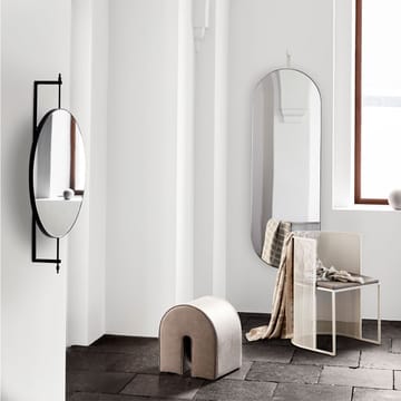 Rotating mirror - Black, full size - Kristina Dam Studio