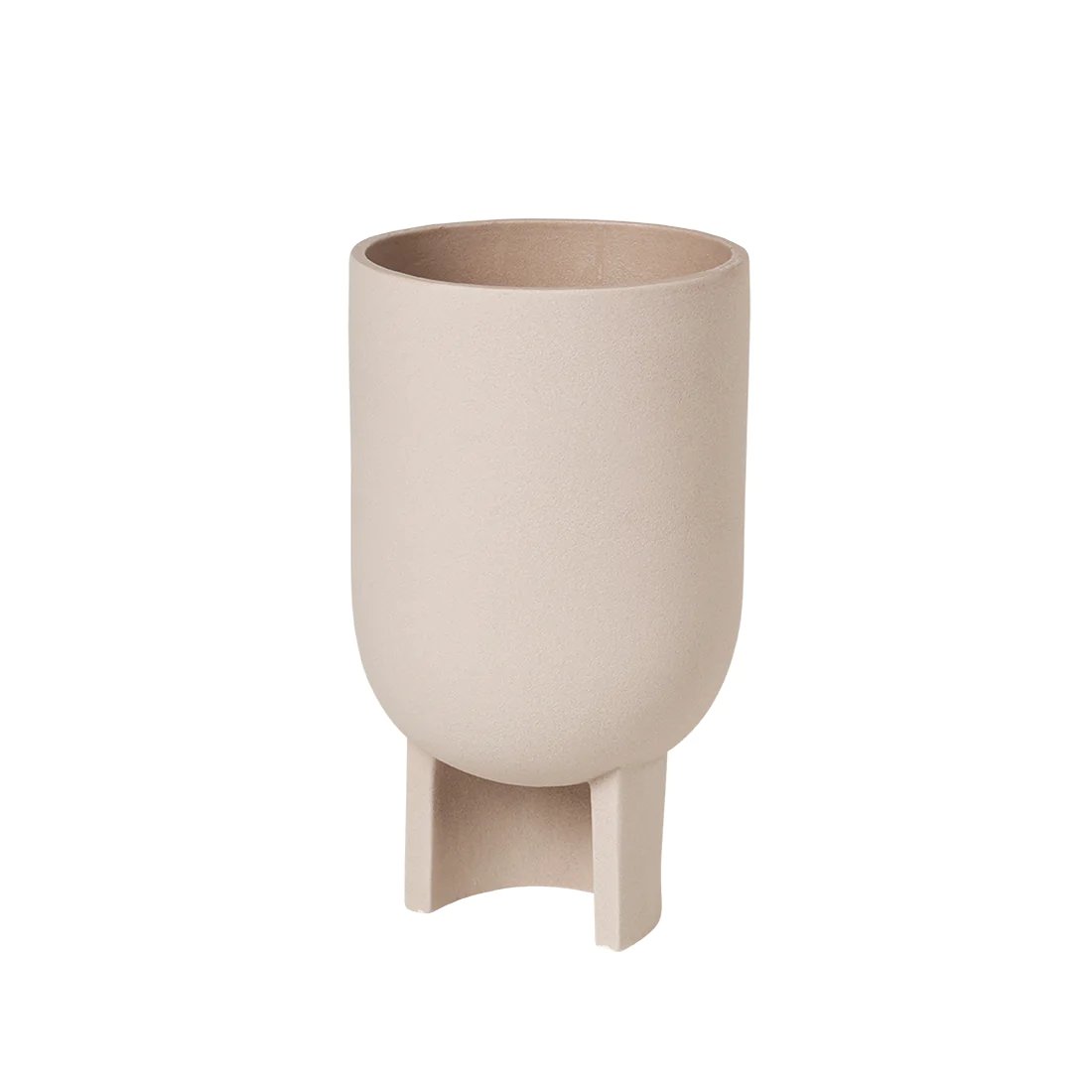 Kristina Dam Studio Serene flower pot M Terracotta beige