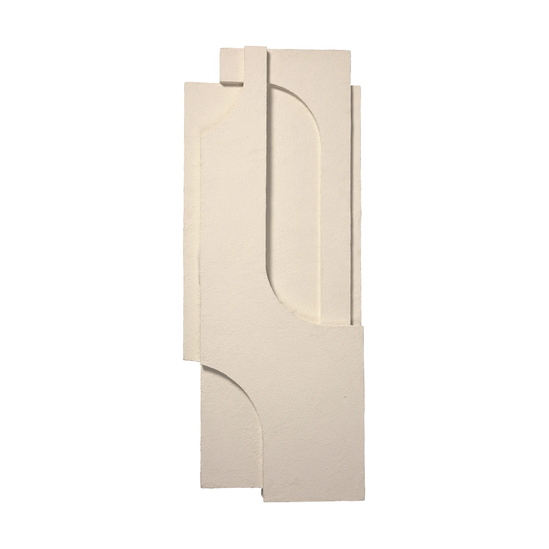 Serif Relief wall decoration L, Off white Kristina Dam Studio