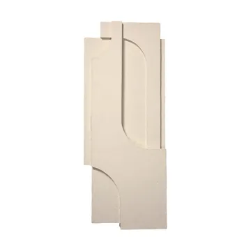 Serif Relief wall decoration L - Off white - Kristina Dam Studio