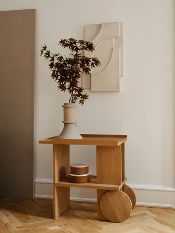 Serif Relief wall decoration M - Off white - Kristina Dam Studio