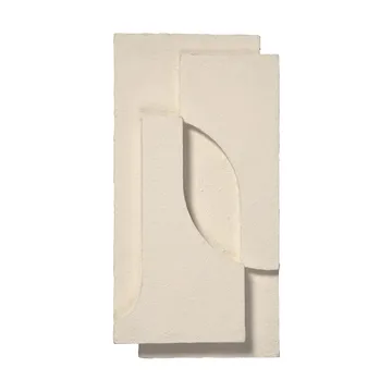 Serif Relief wall decoration S - Off white - Kristina Dam Studio