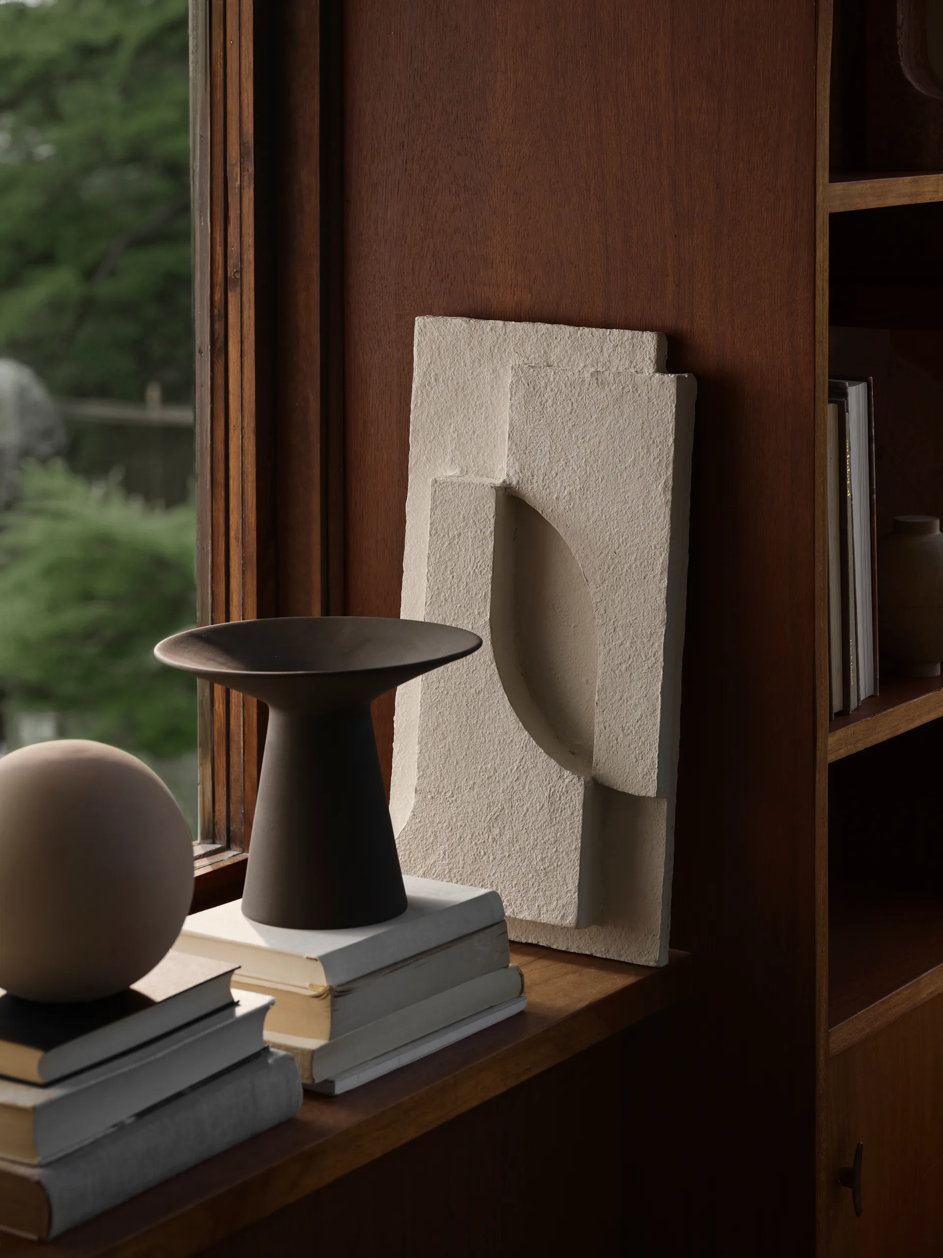 Serif Relief wall decoration S, Off white Kristina Dam Studio