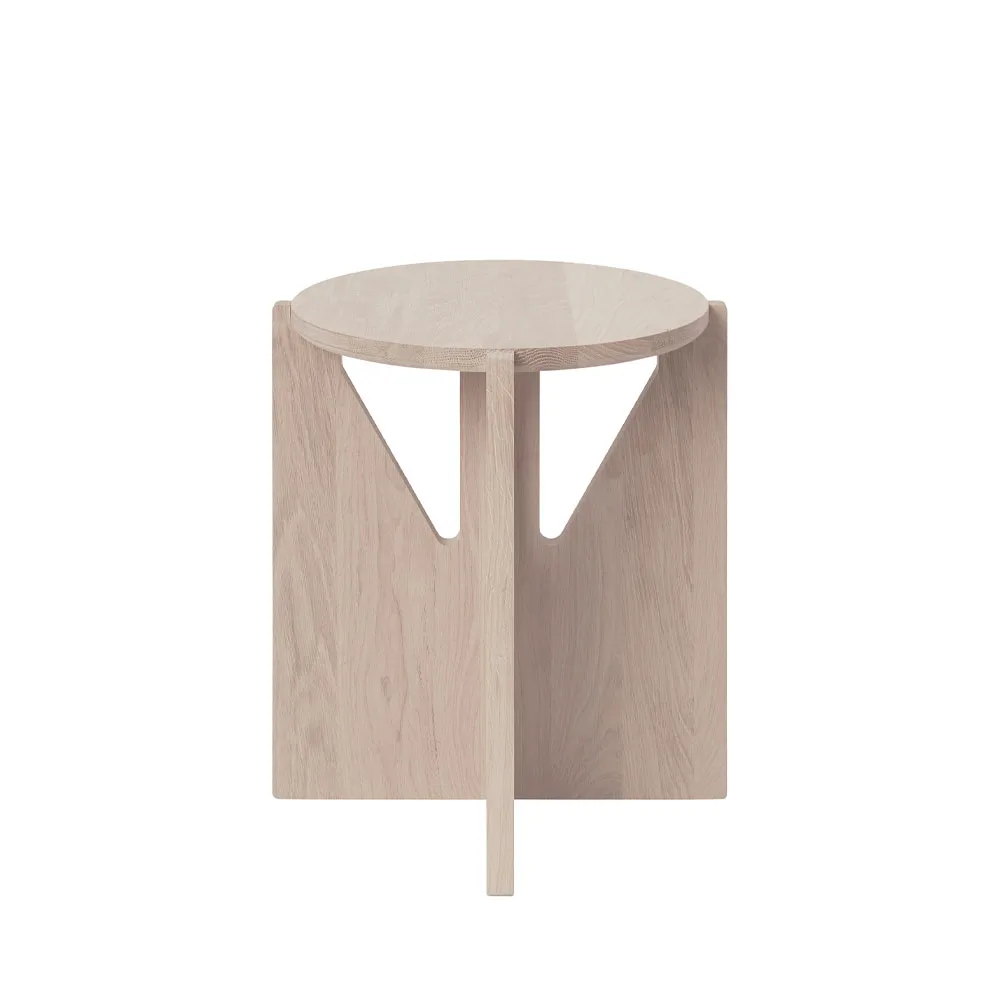 Kristina Dam Studio Stool stool Oak | Scandinavian Design | Stools | Beige