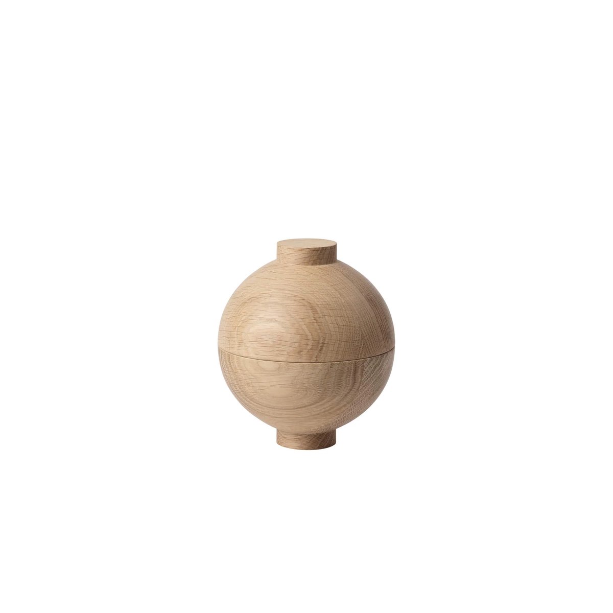 Kristina Dam Studio Wooden Sphere bowl o12x15 cm Oak