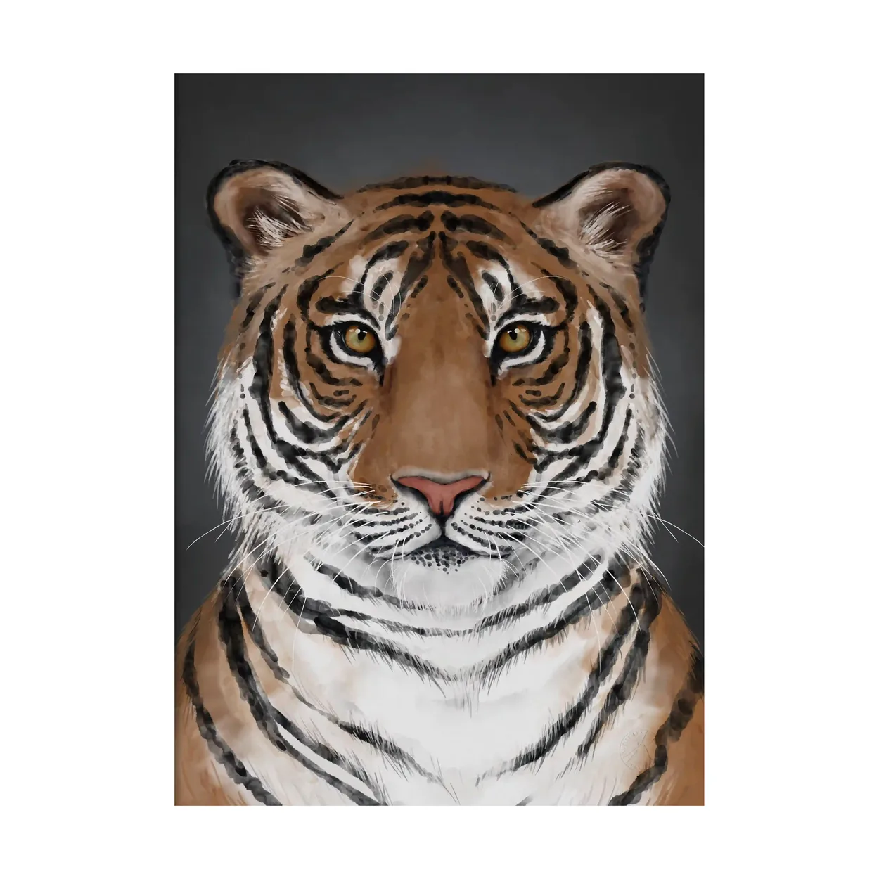 Kunskapstavlan Tiger poster 30x40 cm | Scandinavian Design | Posters | Multi