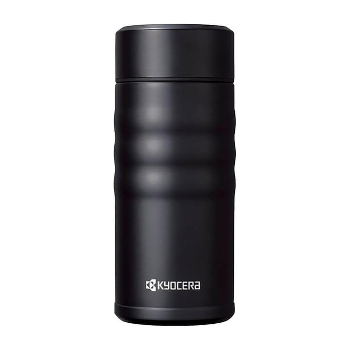 Kyocera ceramic thermos mug with screw top lid 35 cl - Black - Kyocera