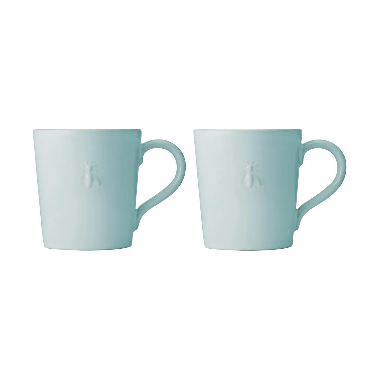 La Rochère Abeille ceramic mug 2-pack Blue | Scandinavian Design | Coffee cups | Blue