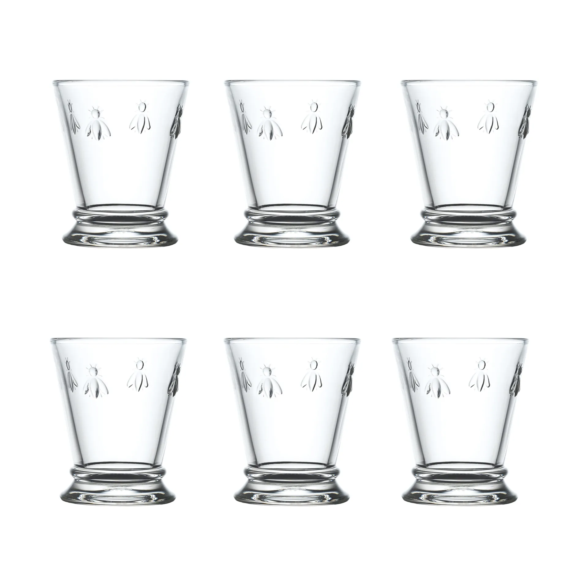 Abeille drinking glass 19 cl 6-pack, Clear La Rochère