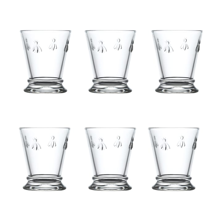 Abeille drinking glass 19 cl 6-pack - Clear - La Rochère