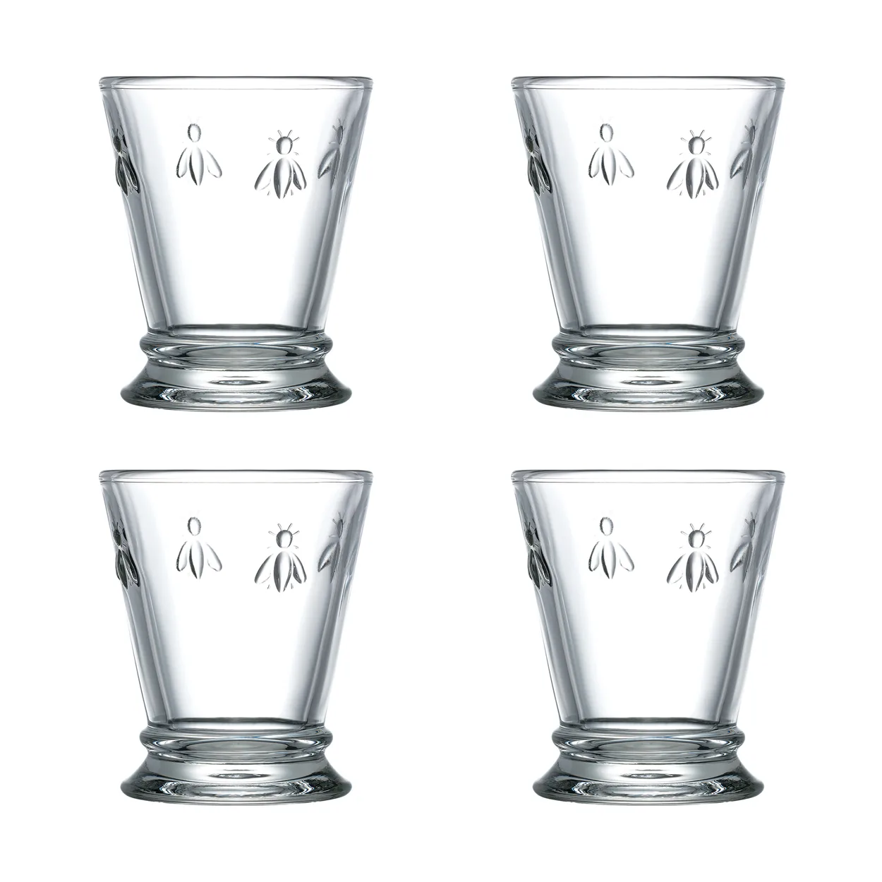 La Rochère Abeille drinking glass 26 cl 4-pack Clear