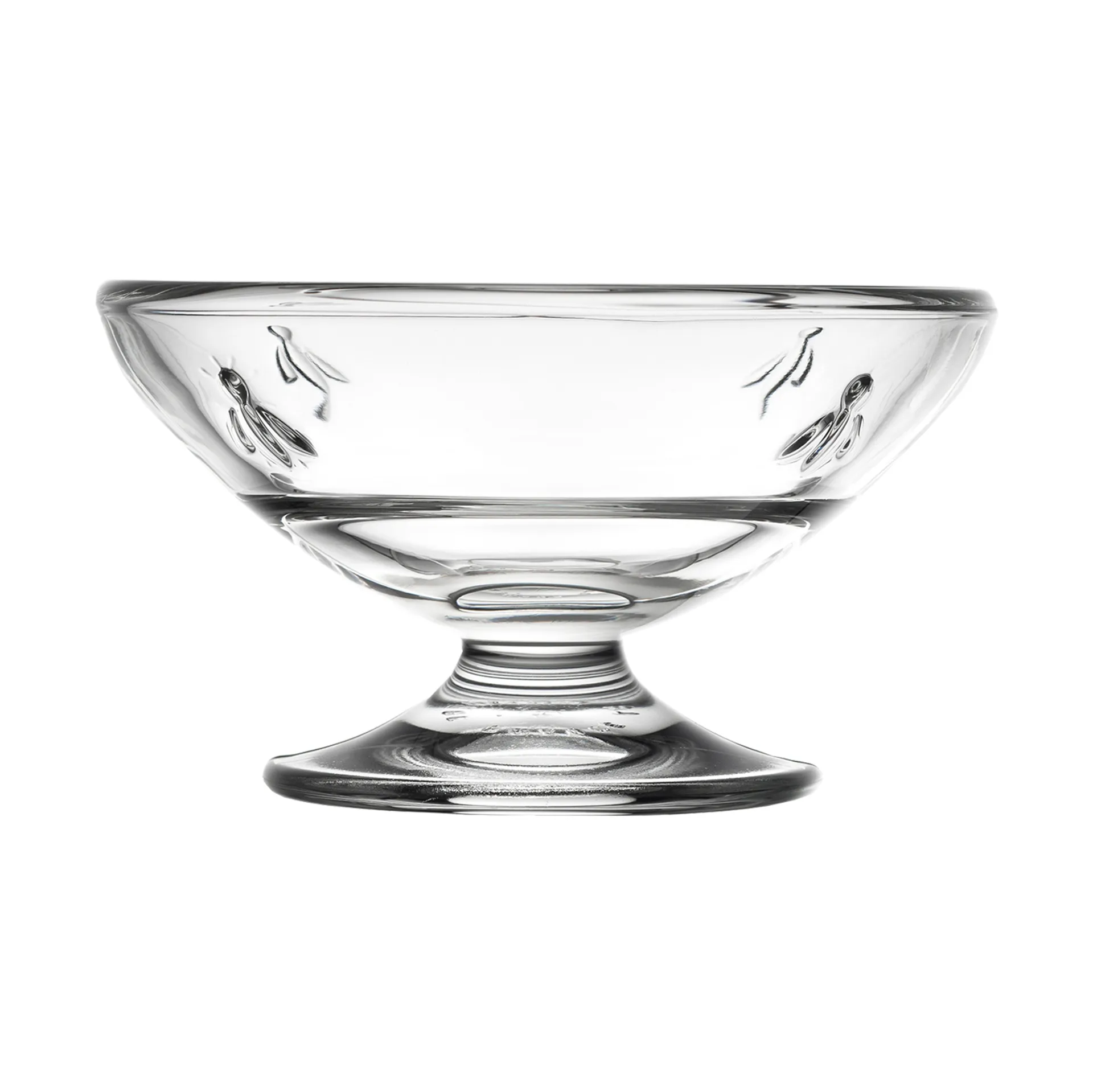 Abeille glass bowl on foot 20 cl 6-pack, Clear La Rochère