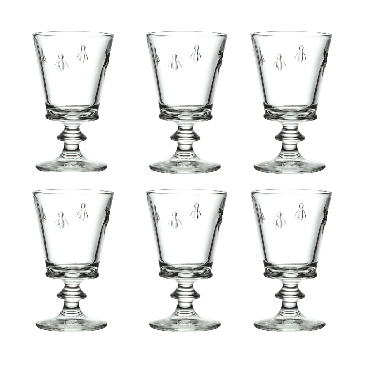 La Rochère Abeille wine glass 24 cl 6-pack Clear | Scandinavian Design | Wine glasses | Transparent