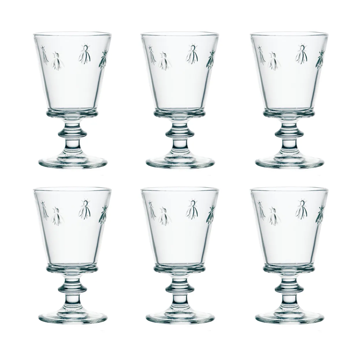 La Rochère Abeille wine glass 35 cl 6-pack Clear | Scandinavian Design | Wine glasses | Transparent