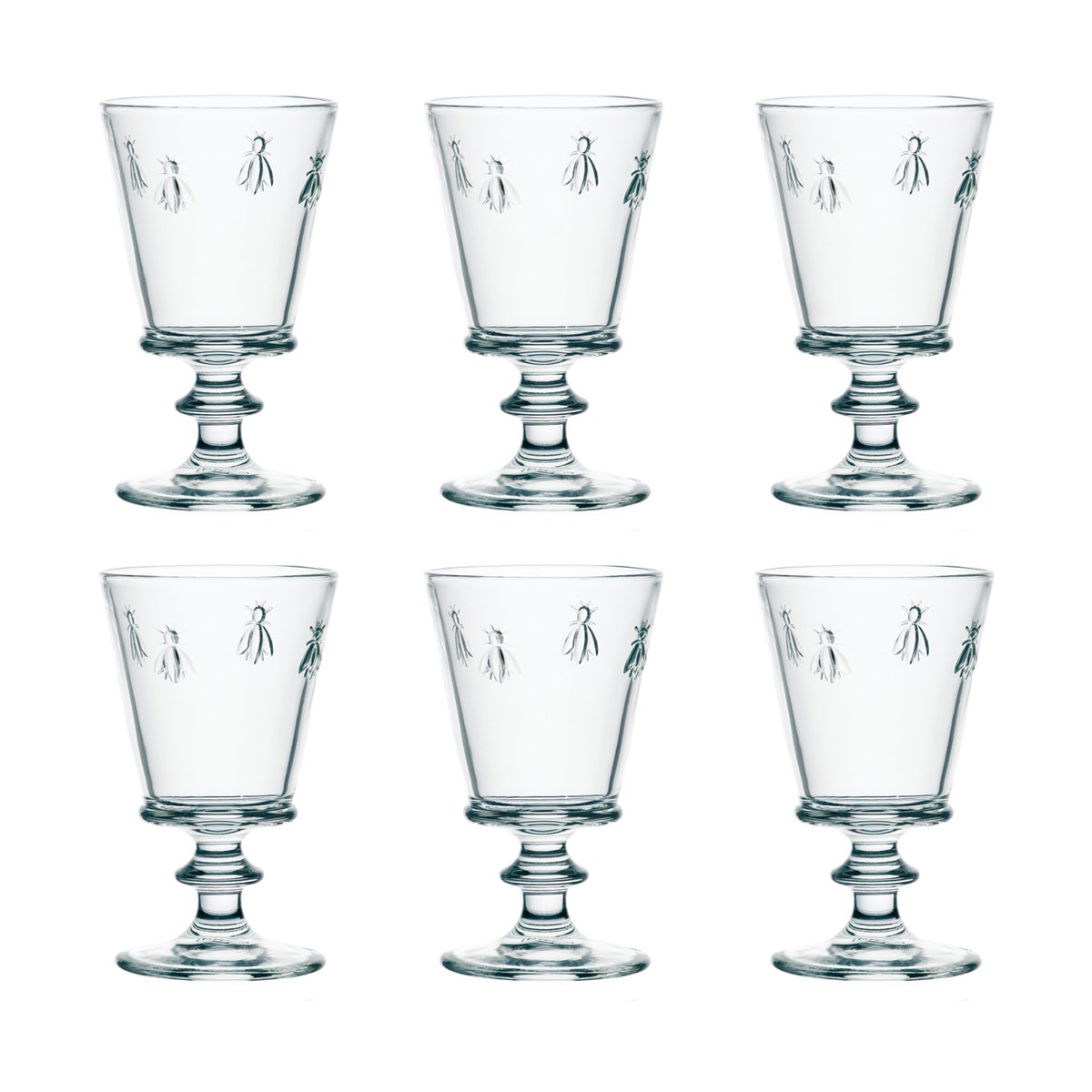 La Rochère Abeille wine glass 35 cl 6-pack Clear | Scandinavian Design | Wine glasses | Transparent