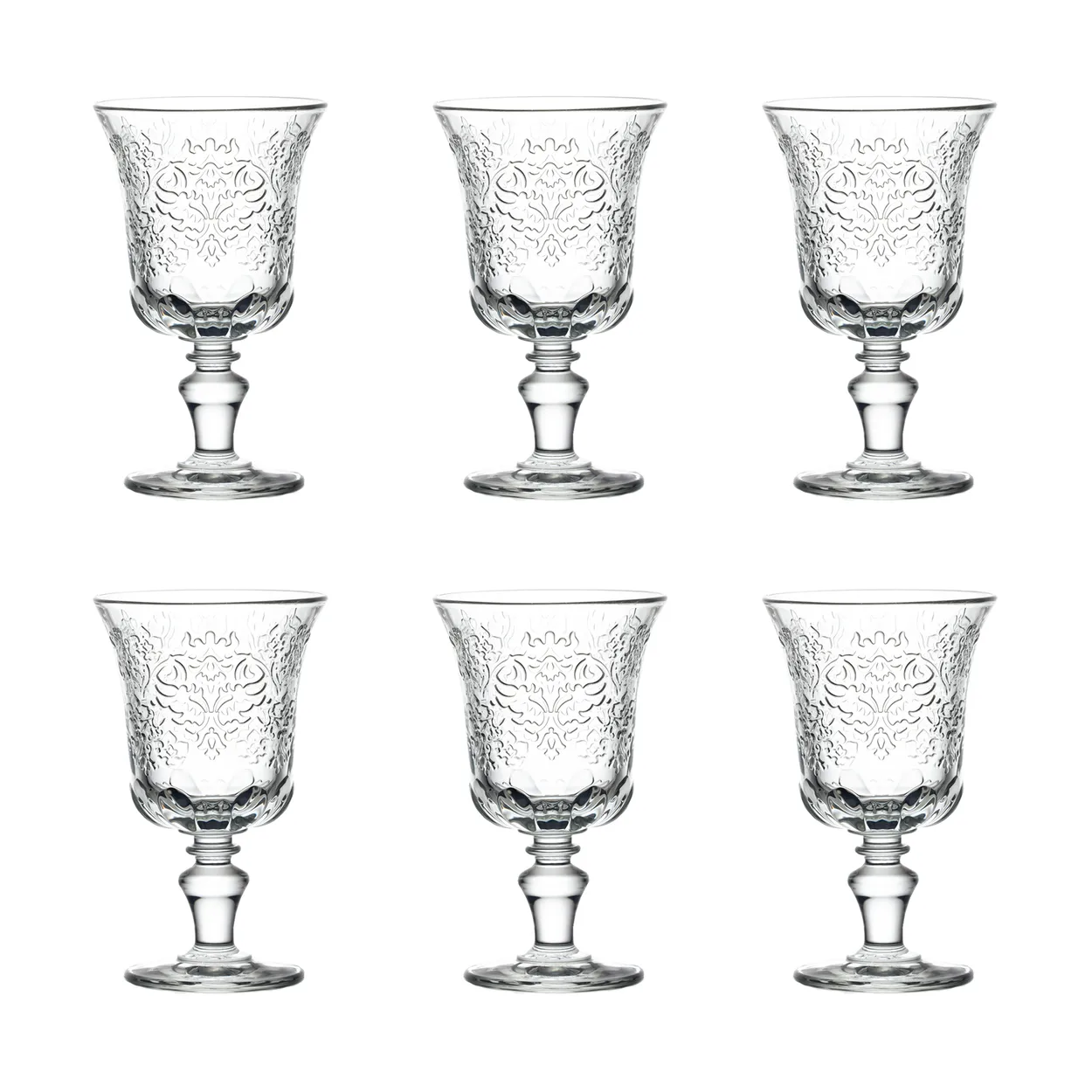 La Rochère Amboise wine glass 26 cl 6-pack Clear | Scandinavian Design | Wine glasses | Transparent