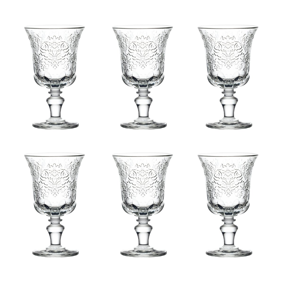La Rochère Amboise wine glass 26 cl 6-pack Clear | Scandinavian Design | Wine glasses | Transparent