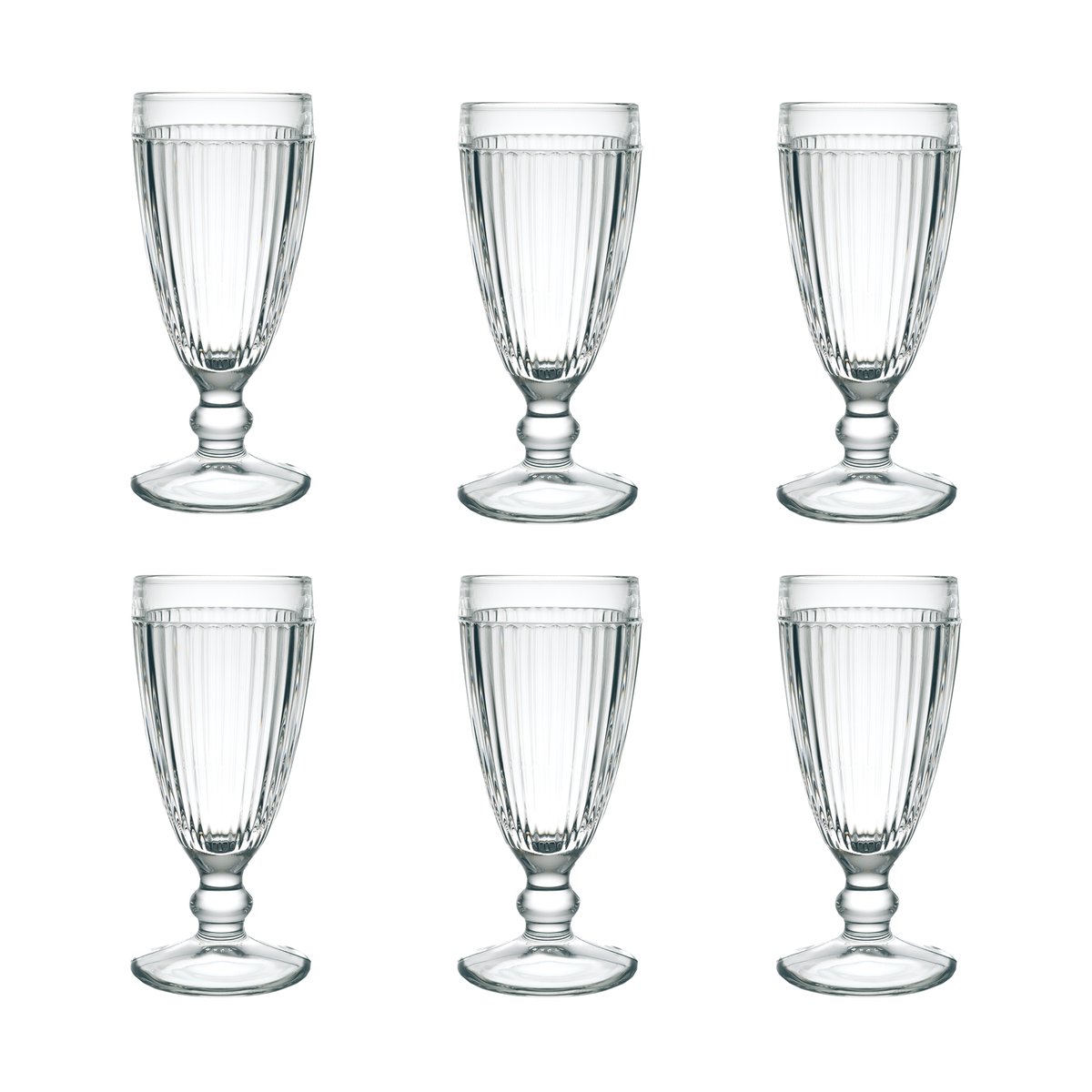 La Rochère Antoaise beaker 29 cl 6-pack Clear | Scandinavian Design | Dessert bowls | Transparent