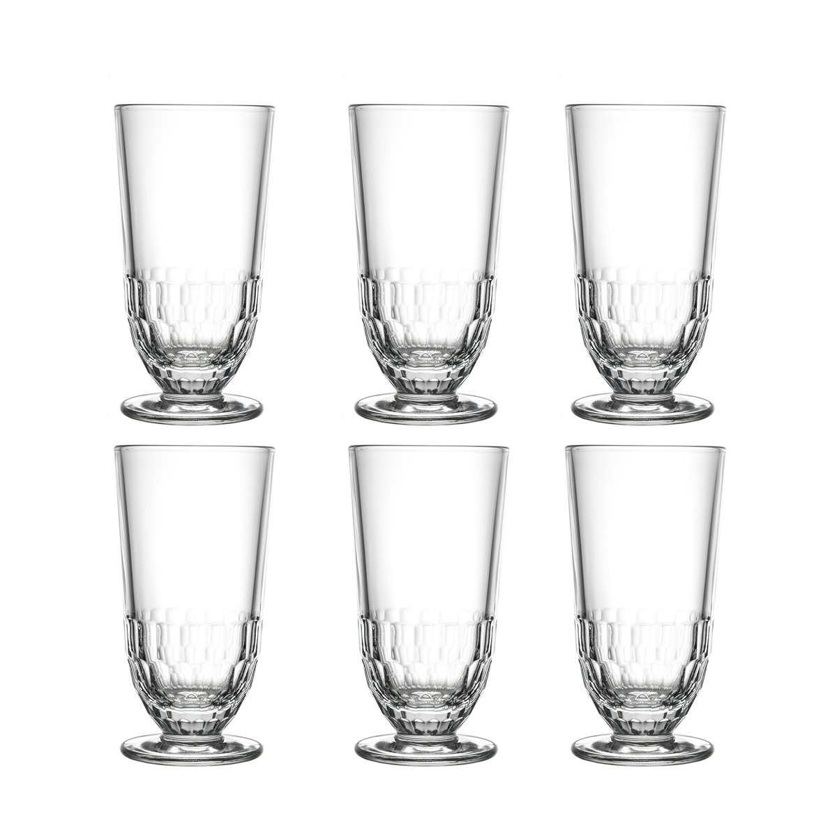 La Rochère Artois drink glass 38 cl 6-pack Clear