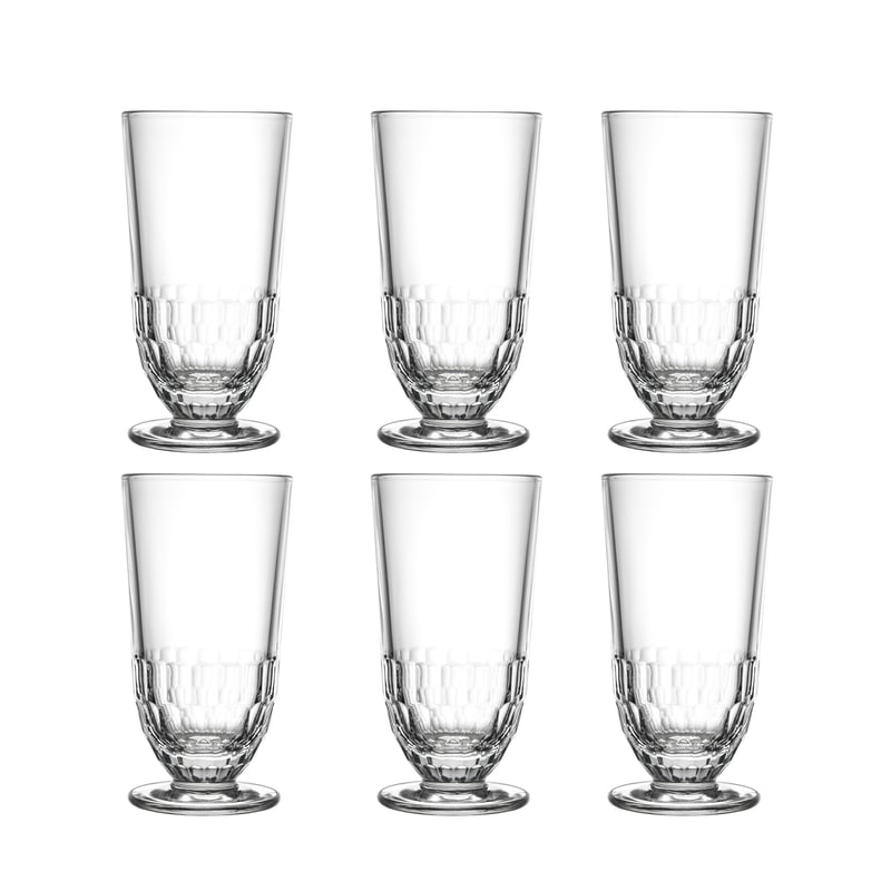 La Rochère Artois drink glass 38 cl 6-pack Clear