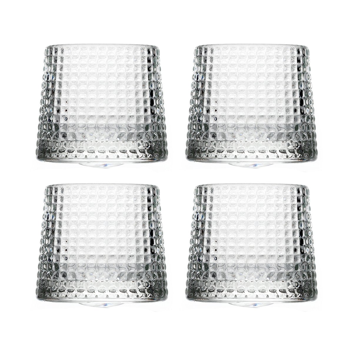 La Rochère Blossom whiskeyglas 16 cl 4-pack Clear | Scandinavian Design | Transparent
