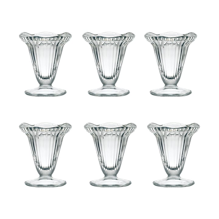 Cadette dessert bowl 20 cl 6-pack - Clear - La Rochère