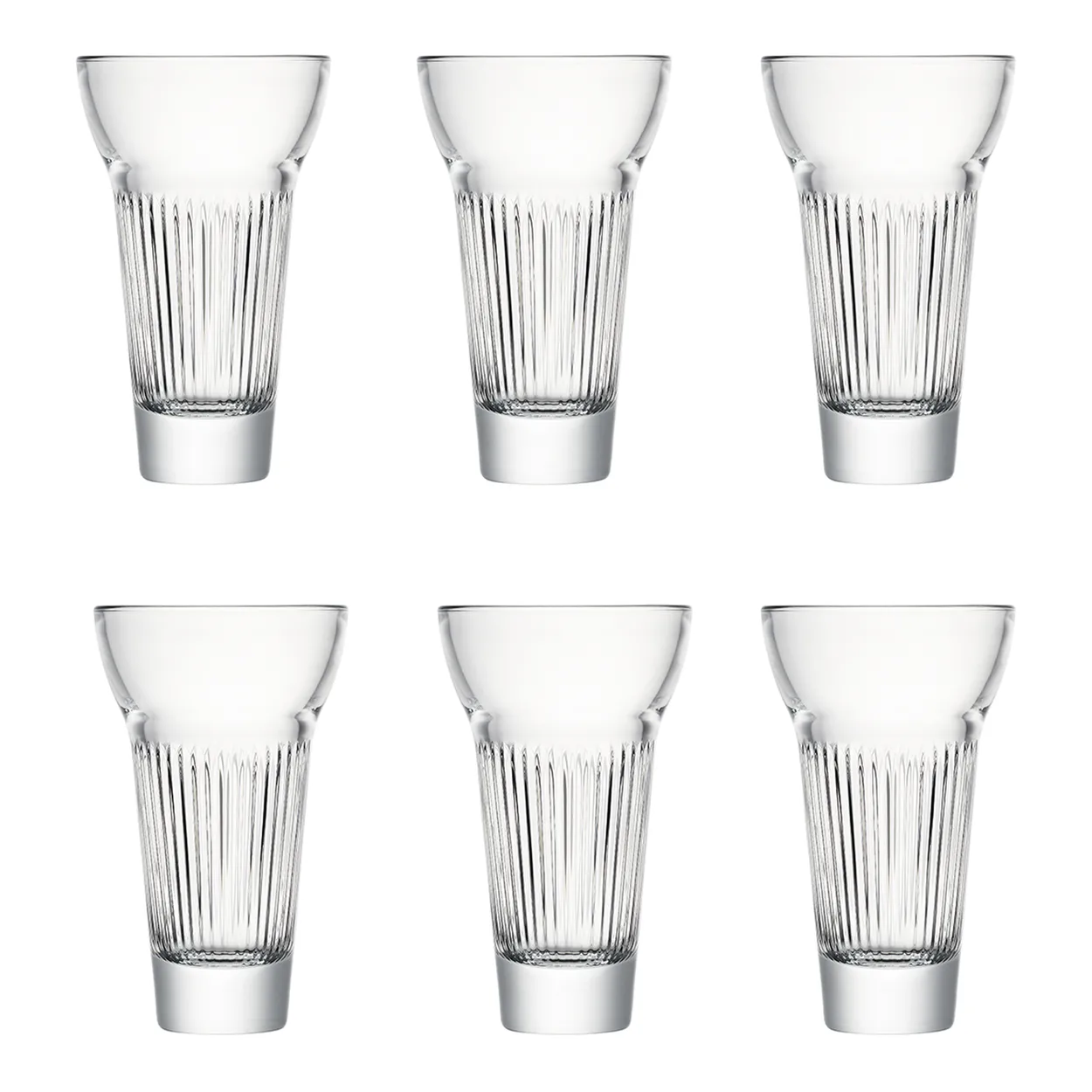 La Rochère Calanque Marius drinking glass 22 cl 6-pack Transparent