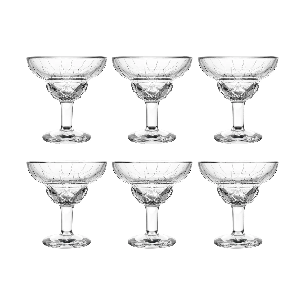 La Rochère Chicago cocktail glasses 6-pack 21 cl | Scandinavian Design | Cocktail & Martini glasses | Transparent