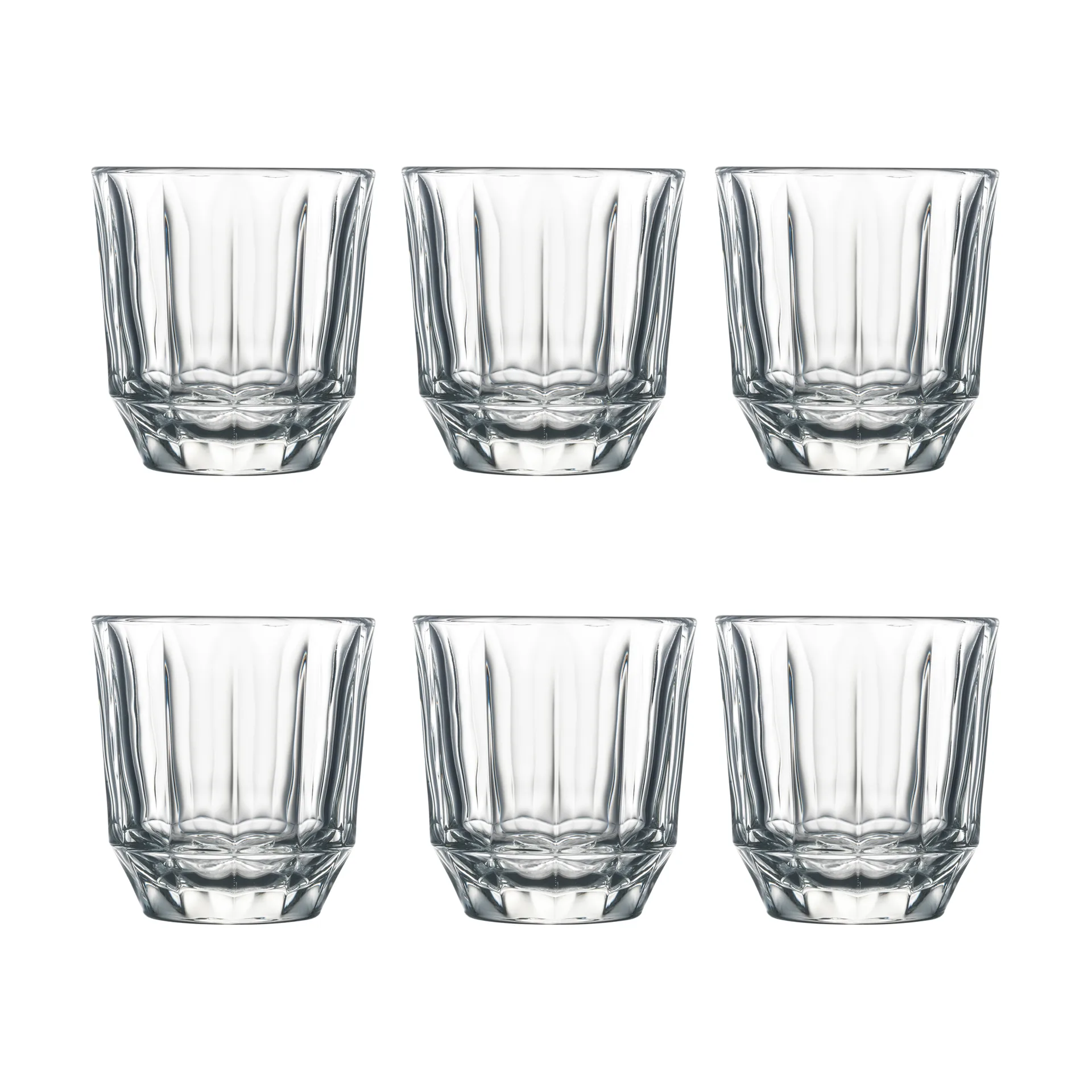 City drinking glass 25 cl 6-pack, Clear La Rochère
