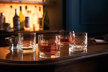 Dandy whiskey glass 4 pieces - Clear - La Rochère