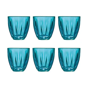 Lily water glass 6-pack - Blue - La Rochère