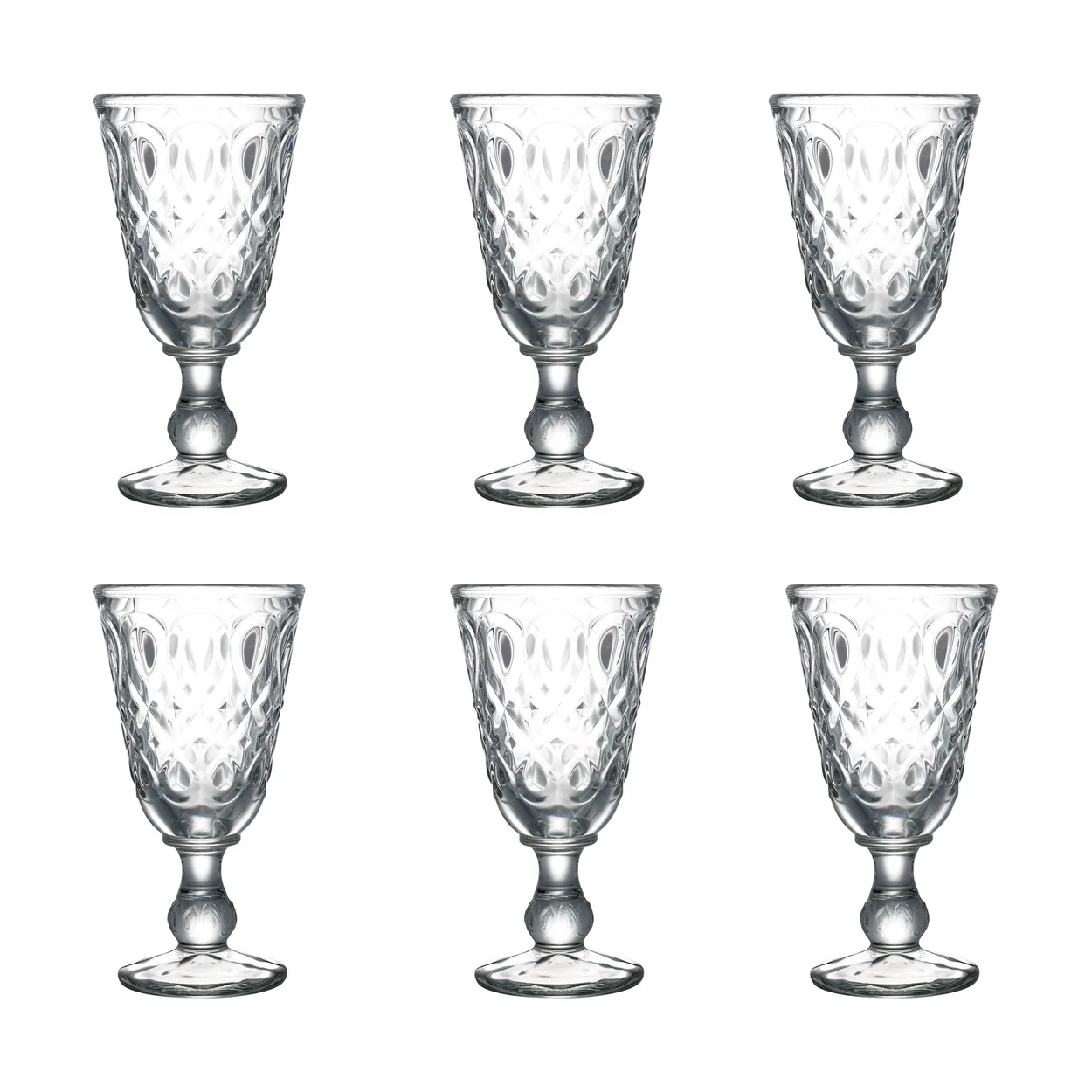 La Rochère Lyonnais wine glass 23 cl 6-pack Clear | Scandinavian Design | Wine glasses | Transparent