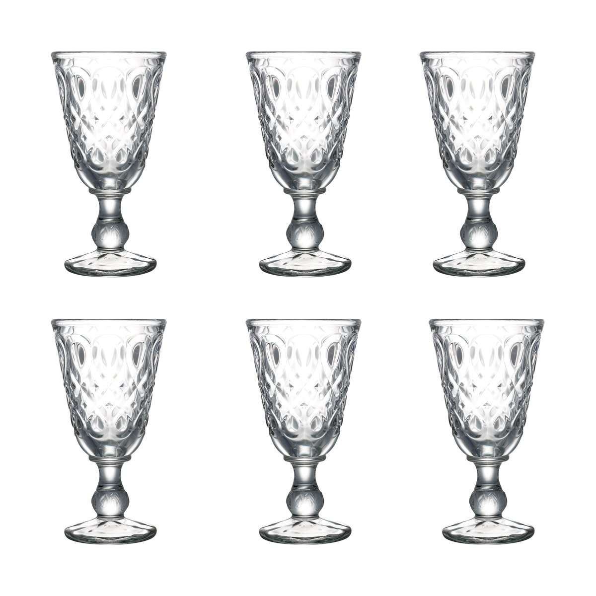 La Rochère Lyonnais wine glass 23 cl 6-pack Clear | Scandinavian Design | Wine glasses | Transparent