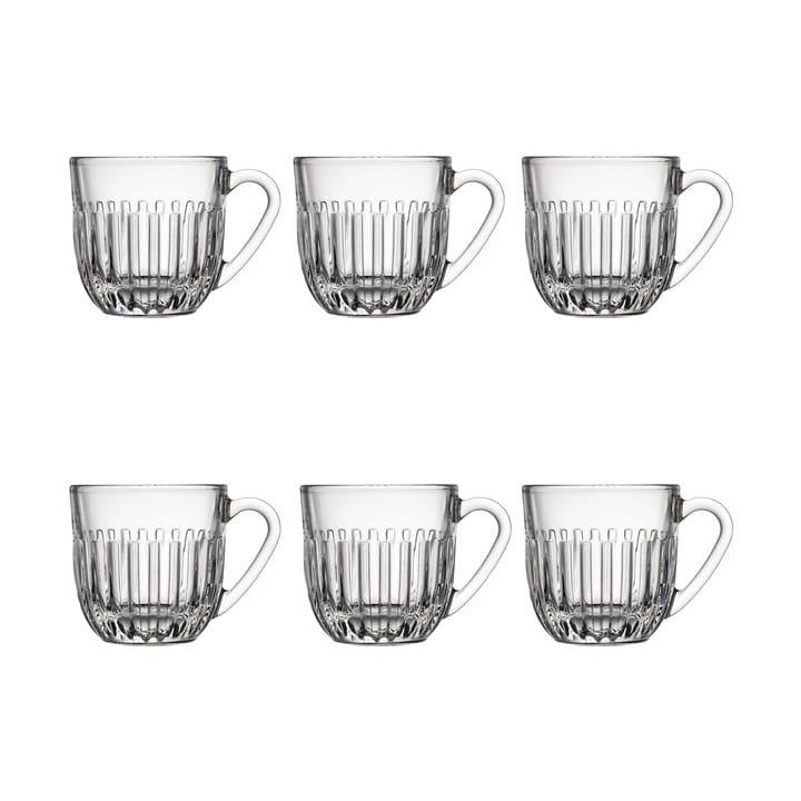 Ouessant espresso glass 9 cl 6-pack - Clear - La Rochère