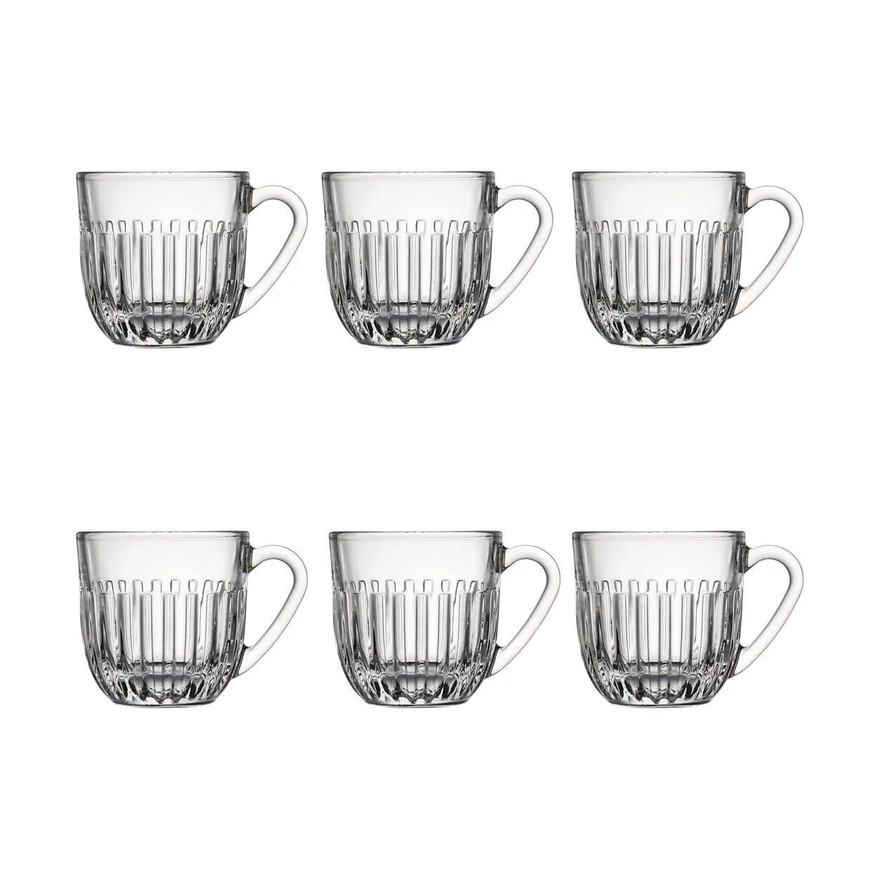 La Rochère Ouessant espresso glass 9 cl 6-pack Clear