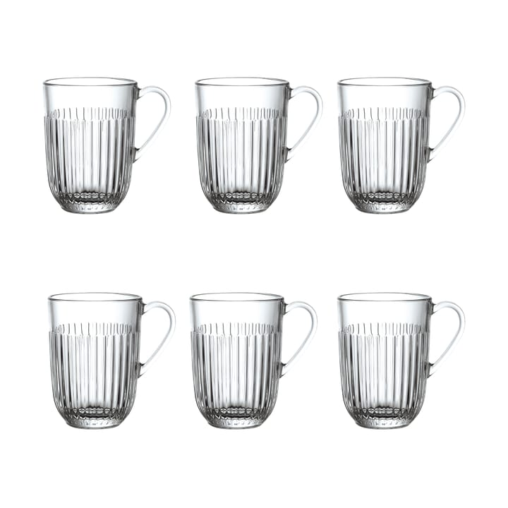 Ouessant mug 40 cl 6-pack - Clear - La Rochère