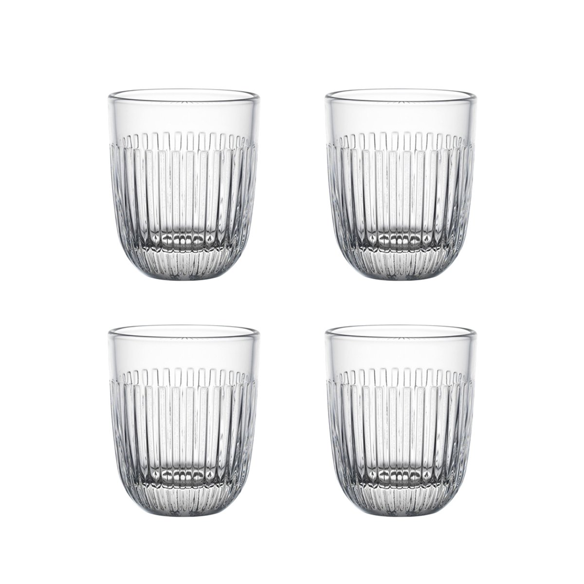 La Rochère Ouessant water glass 26 cl 4-pack Transparent