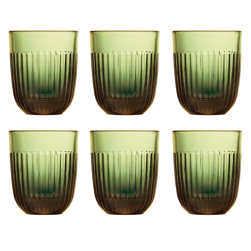 La Rochère Ouessant water glass 29 cl 6-pack Olive green