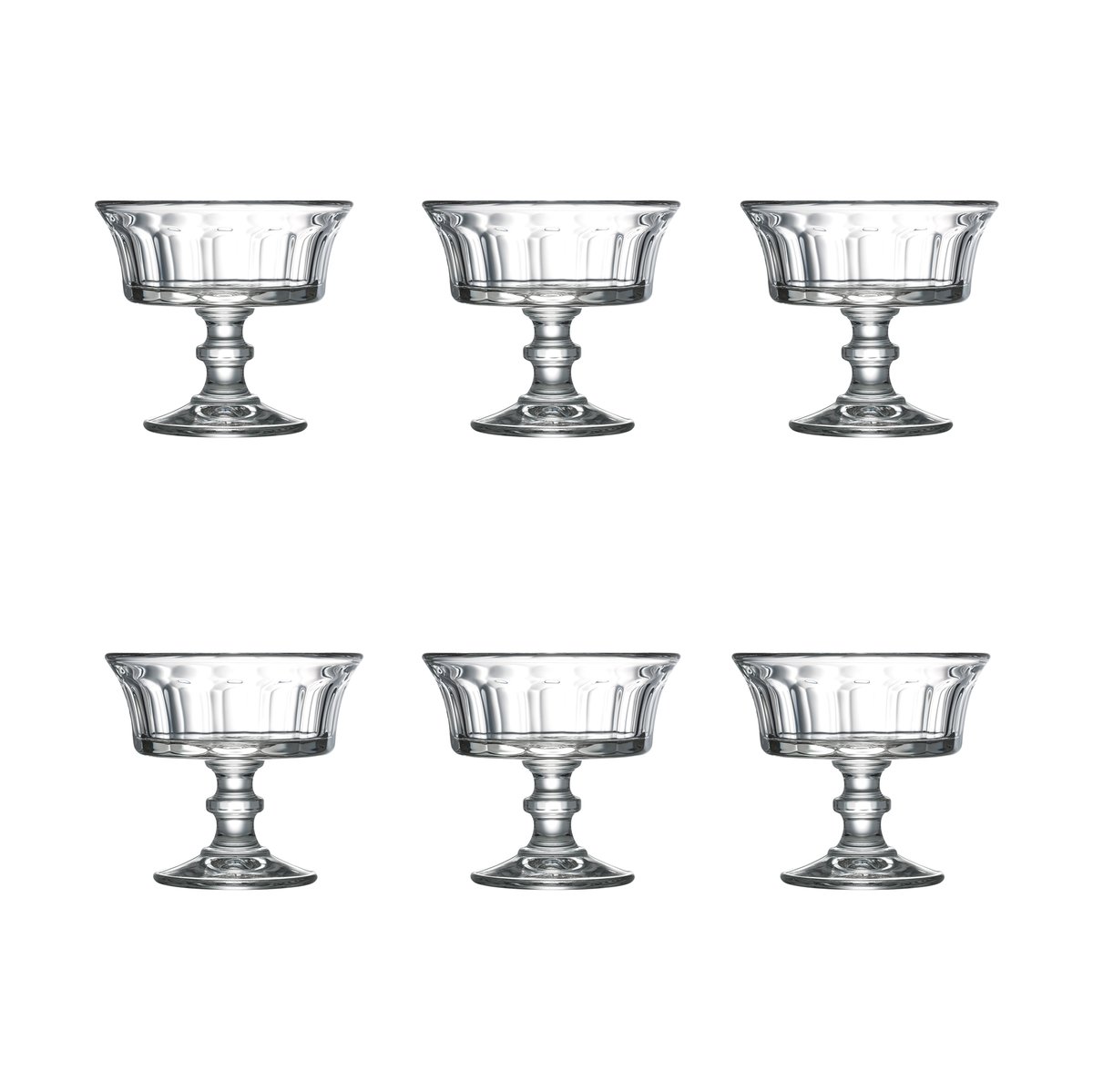 La Rochère Perigord champagne coupe 22 cl 6-pack Clear